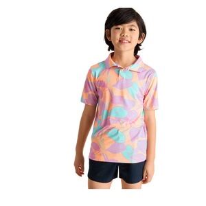 Boys' Chubbies The Posh Palms Performance Polo tropical vacation AOP